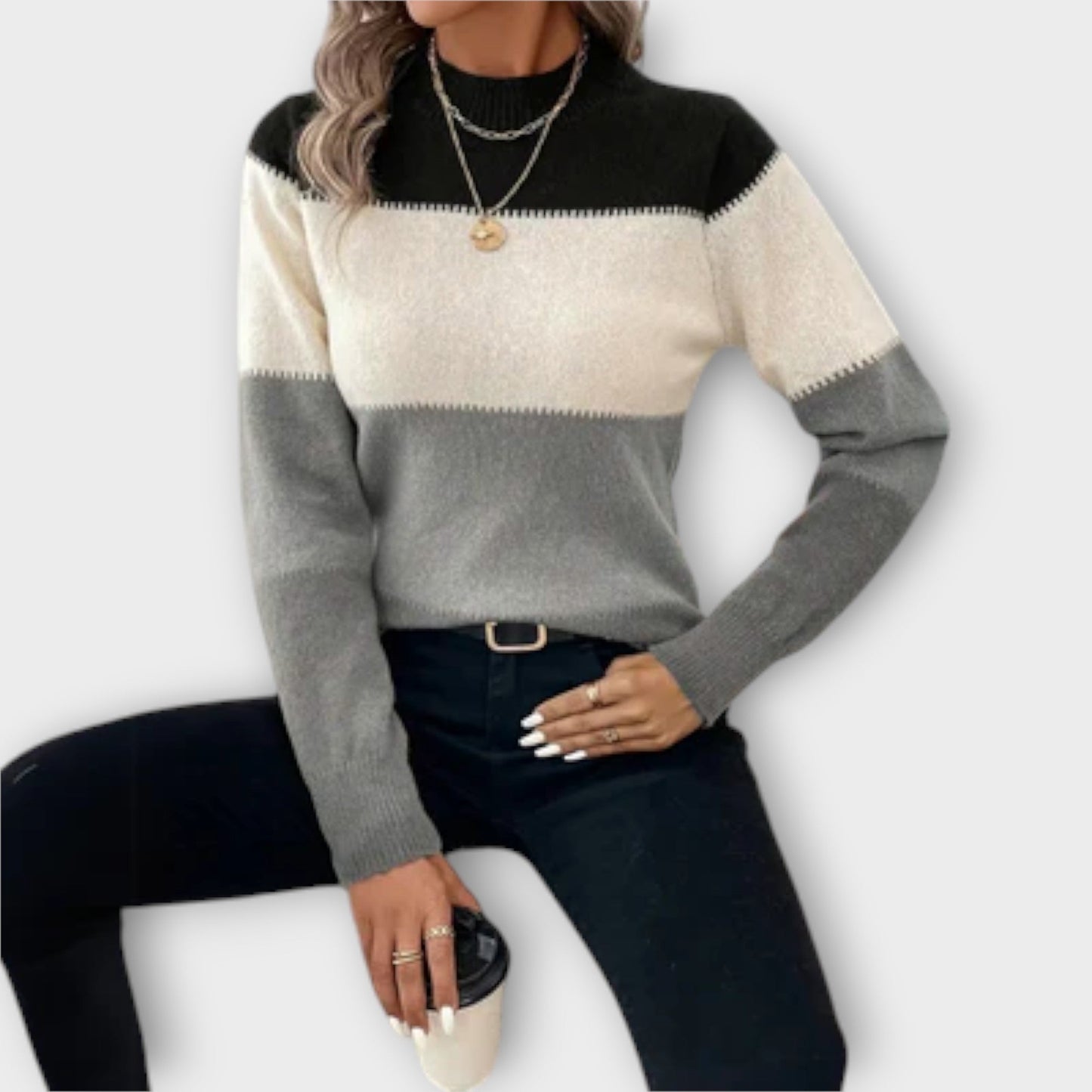 Maglione Emma | Stile a Righe e Comfort Senza Tempo