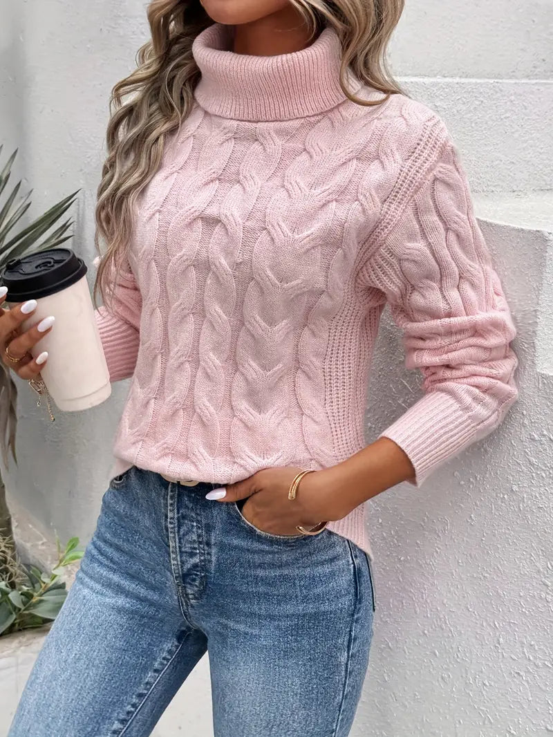 Aurora | Maglione Dolcevita Treccia
