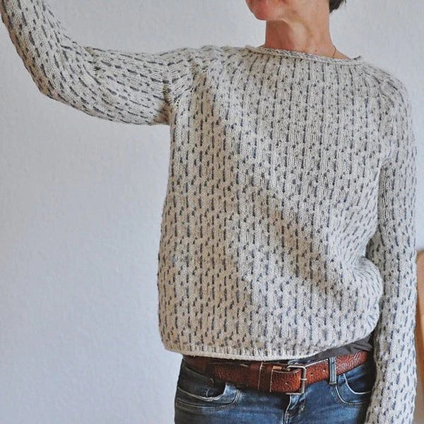 Ludovica | Maglione Aderente Lavorato a Maglia