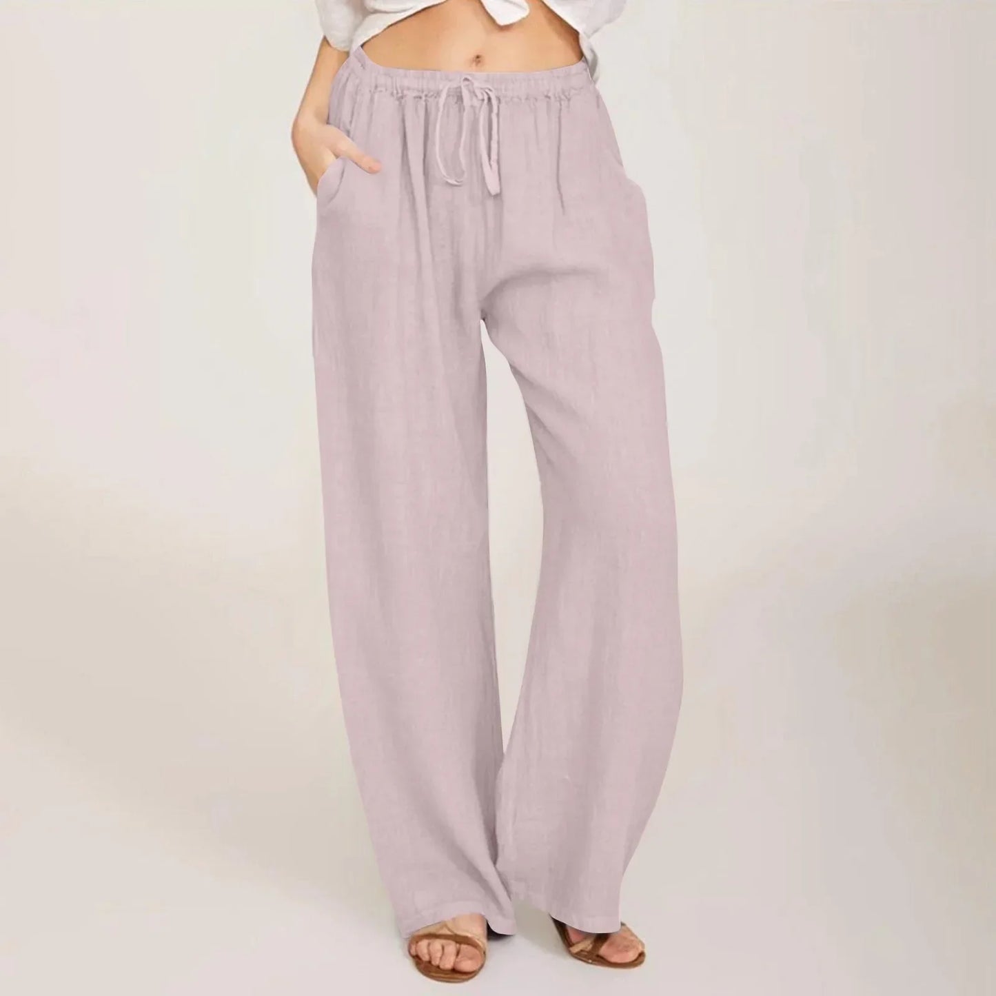 Tendenza Donna | Pantaloni Comfort a Gamba Larga