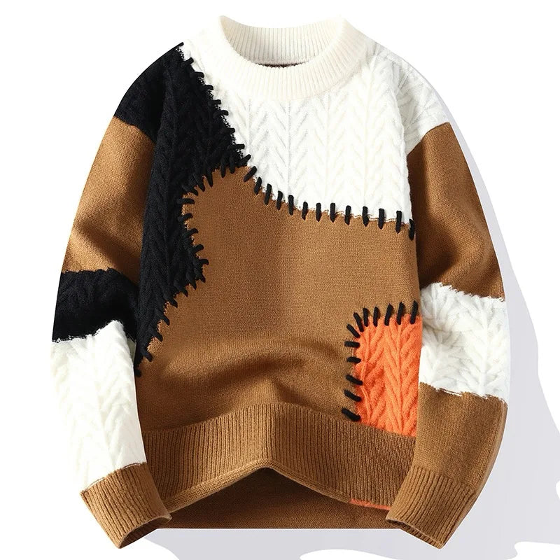 Trend Sweater | Patchwork Style for a Modern Streetwear Look