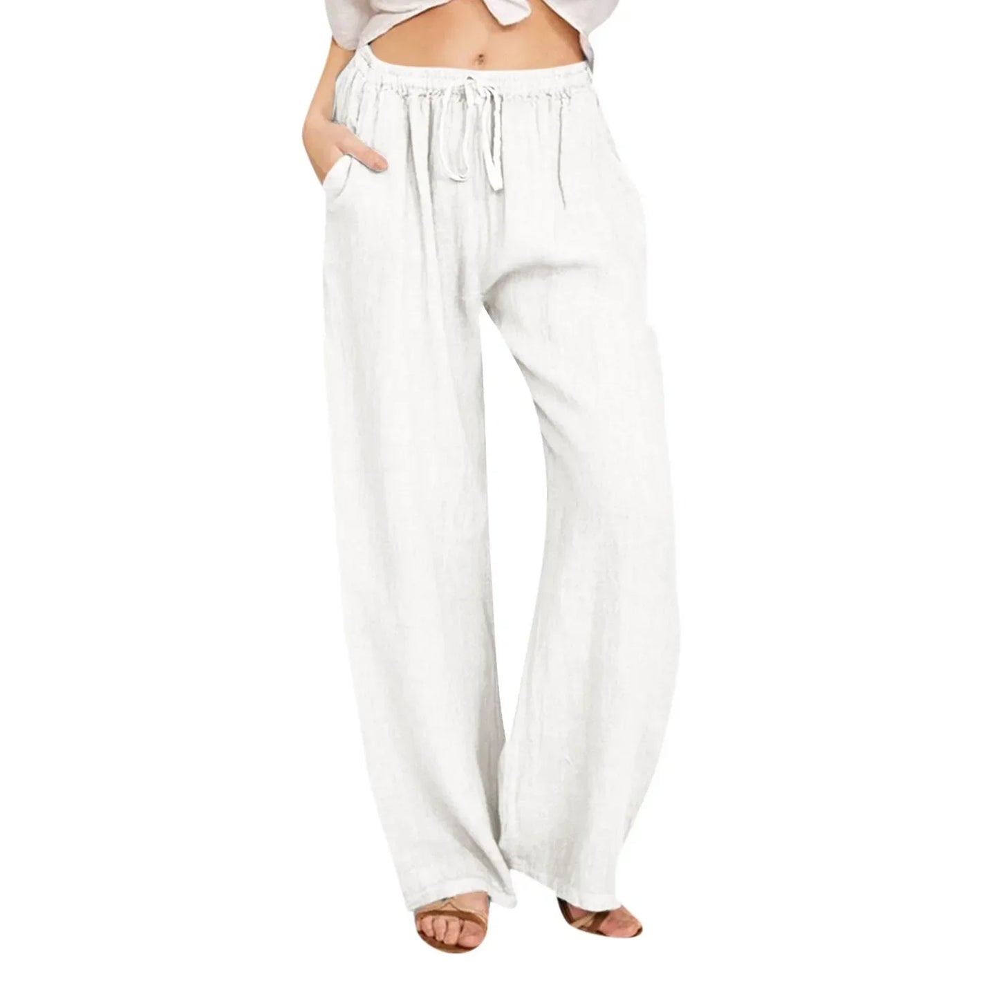 Tendenza Donna | Pantaloni Comfort a Gamba Larga