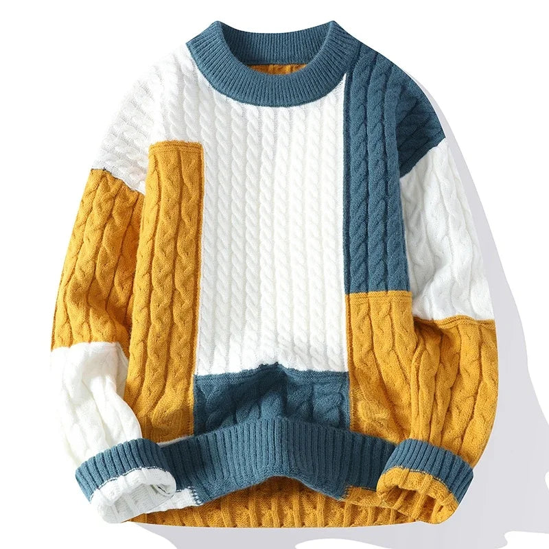 Sweater Trend | Color Block Style for a Modern Look