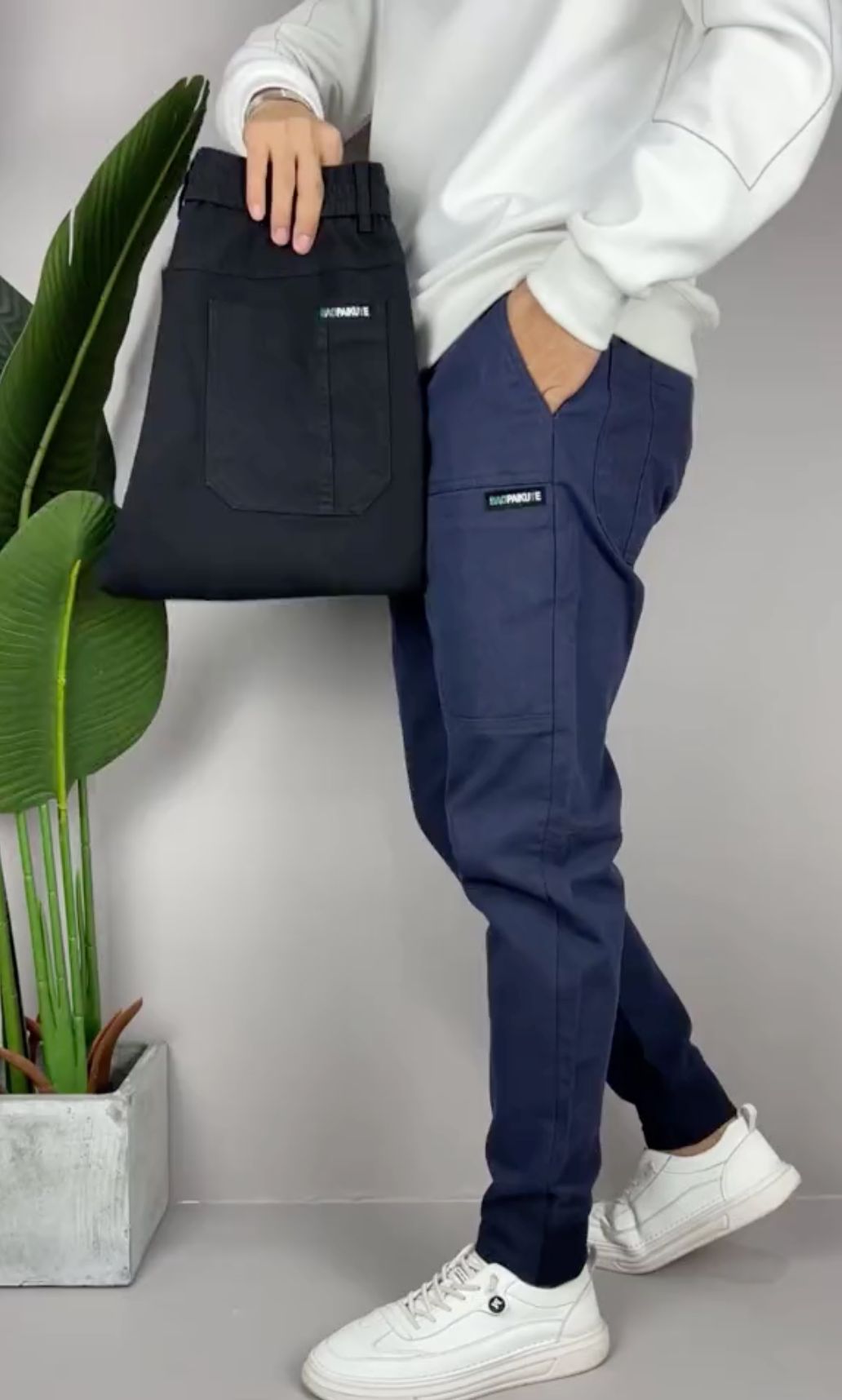 Alessio | Pantaloni Cargo Premium Elasticizzati (1+1)