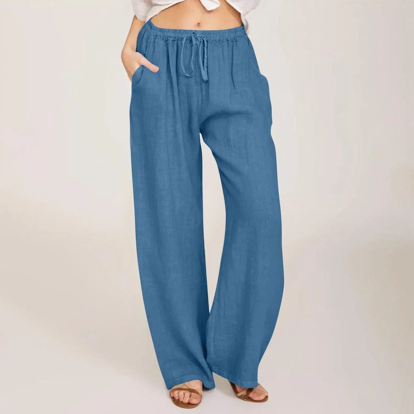 Tendenza Donna | Pantaloni Comfort a Gamba Larga