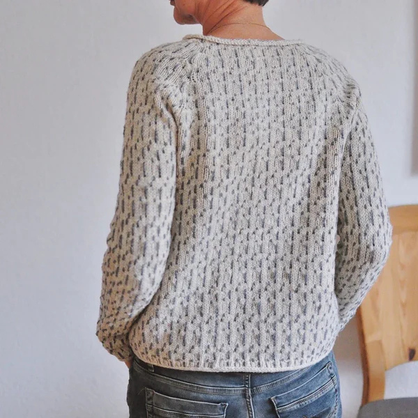 Ludovica | Maglione Aderente Lavorato a Maglia
