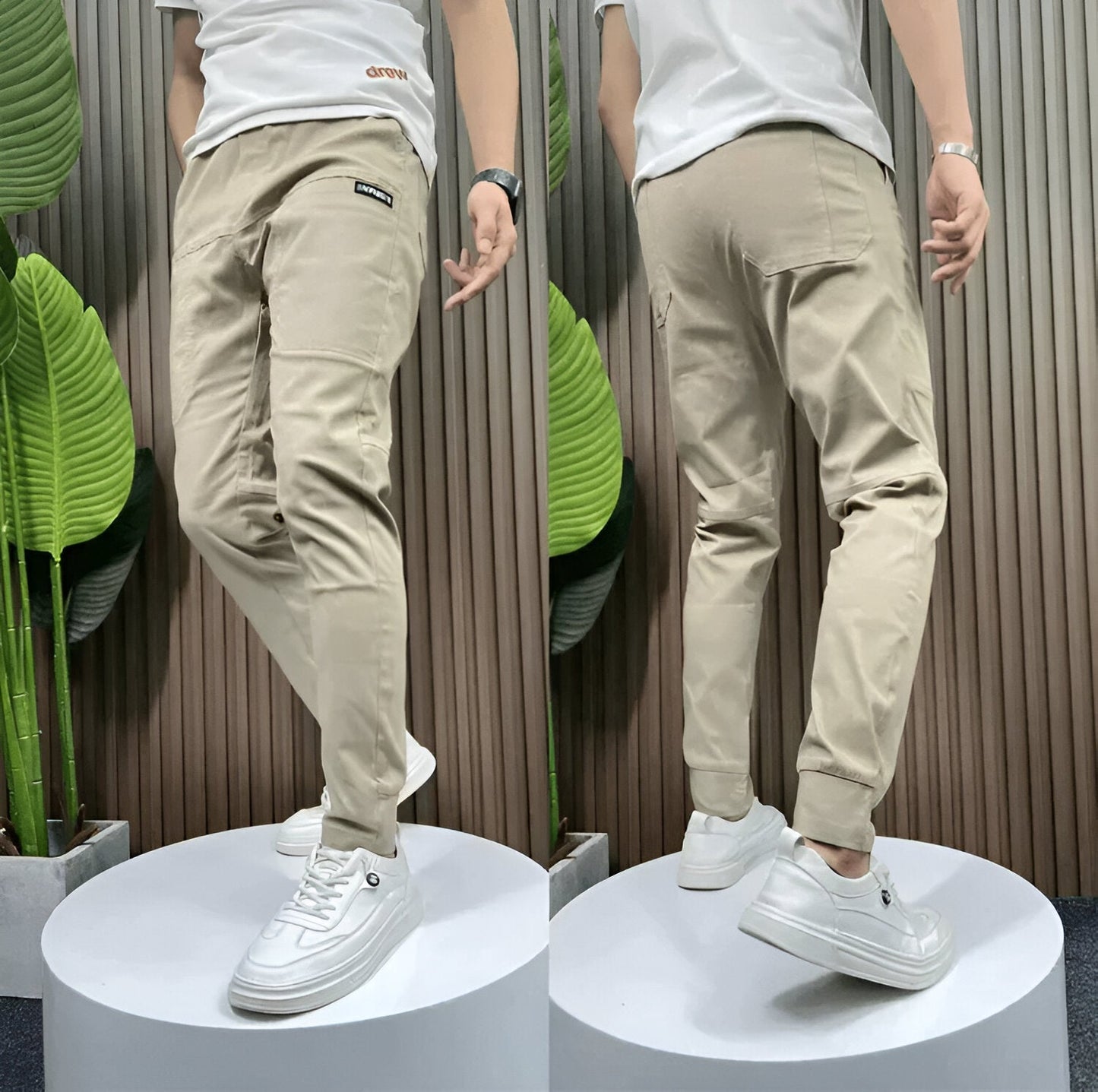Alessio | Pantaloni Cargo Premium Elasticizzati (1+1)