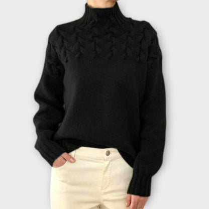 Maglione Chiara | Stile Intrecciato e Comfort Avvolgente