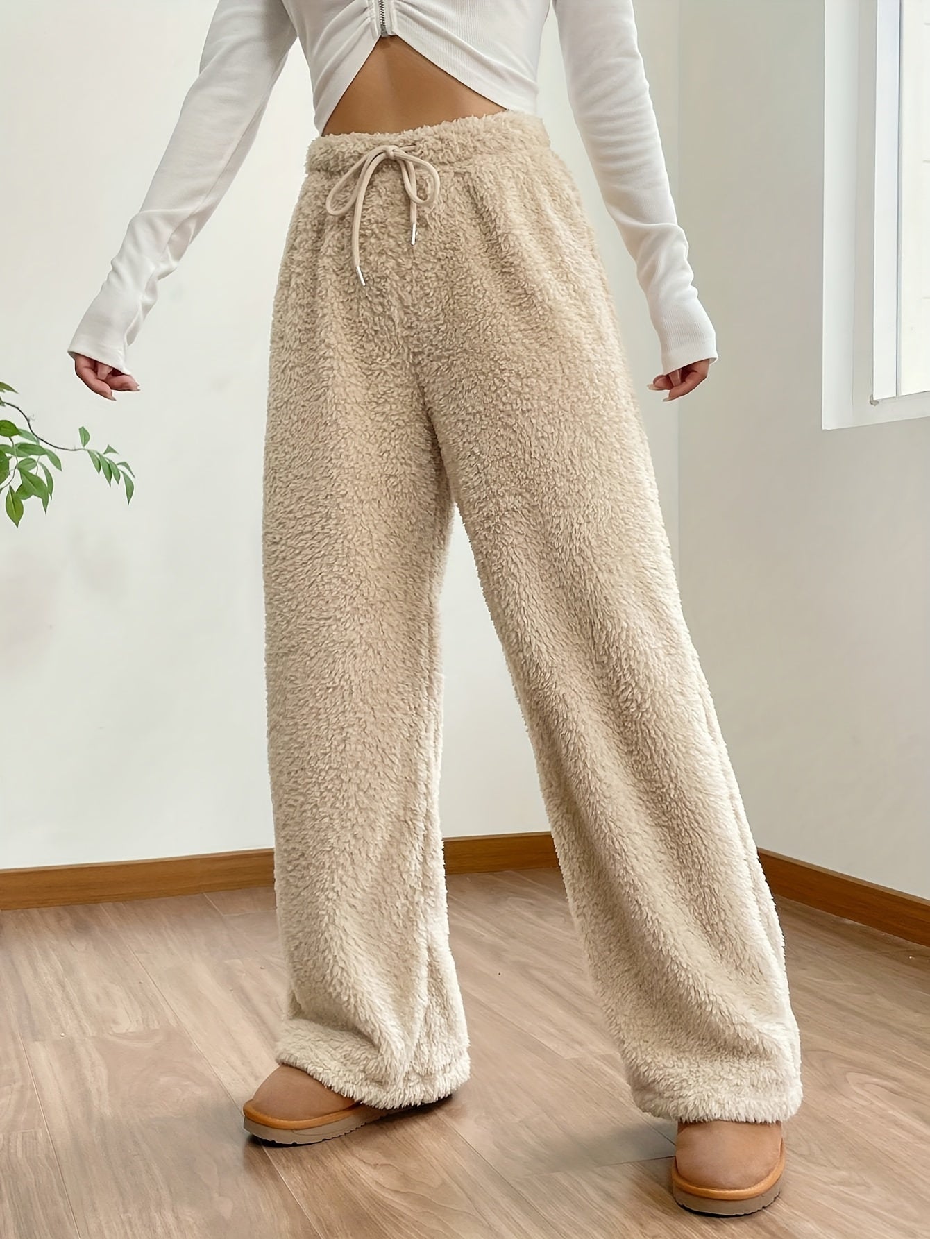 Elisa | Pantaloni Ultra-Fleece Larghi