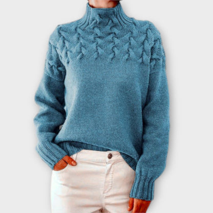 Maglione Chiara | Stile Intrecciato e Comfort Avvolgente