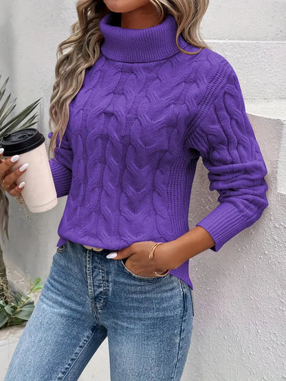 Aurora | Maglione Dolcevita Treccia
