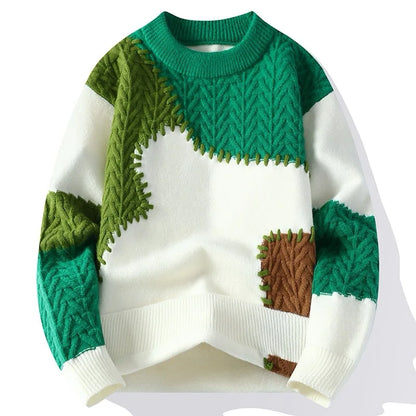Trend Sweater | Patchwork Style for a Modern Streetwear Look