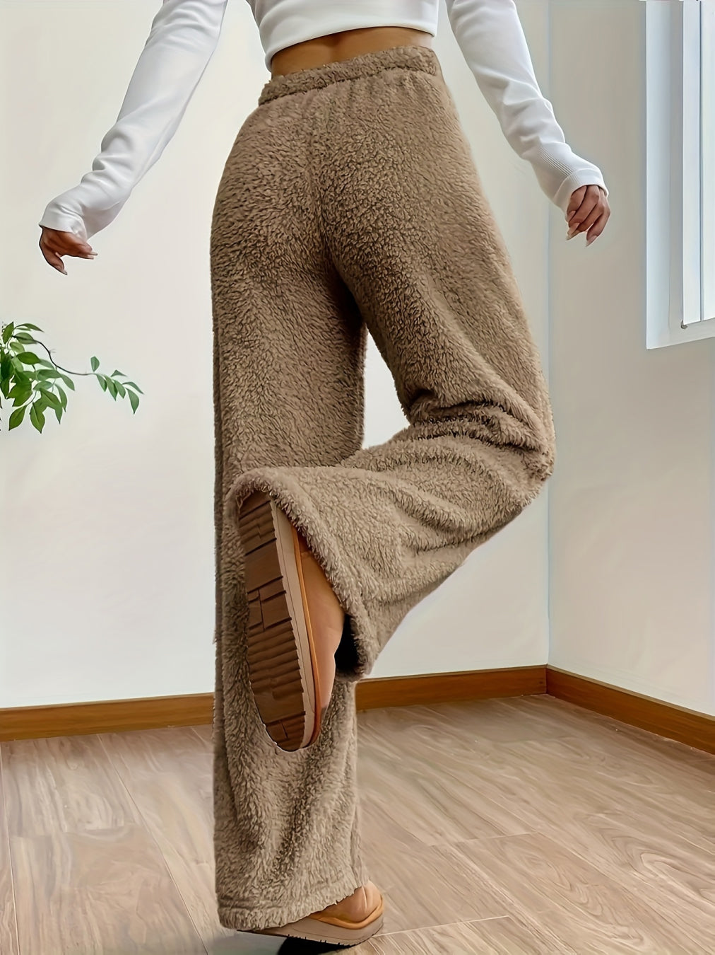 Elisa | Pantaloni Ultra-Fleece Larghi