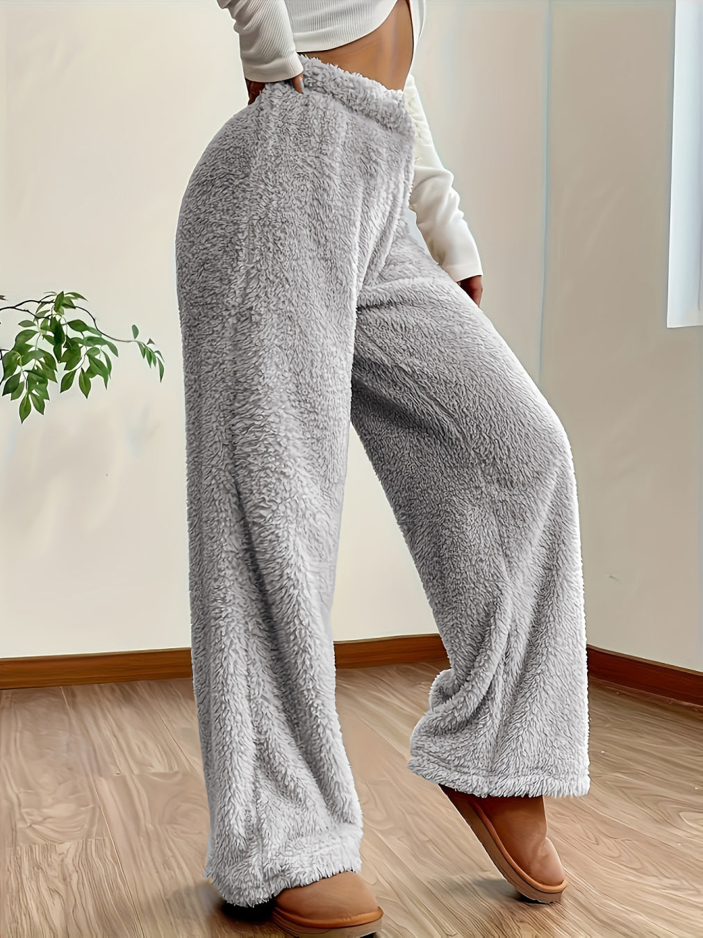 Elisa | Pantaloni Ultra-Fleece Larghi